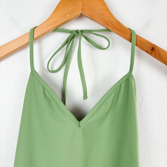 Jolyn Lucia Surf Green One Piece Swimsuit Sz M - Picture 4 of 11